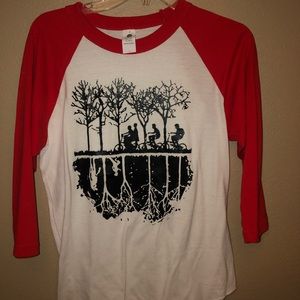 Stranger thing baseball tee